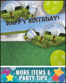 Golf Party Supplies, Decorations, Balloons and Ideas